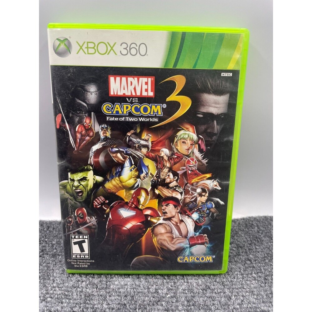 Marvel vs. Capcom 3: Fate of Two Worlds (Microsoft Xbox 360, 2011)